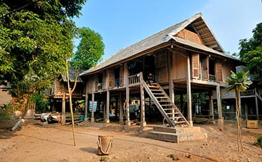 The rural village of Mai Chau Vietnam